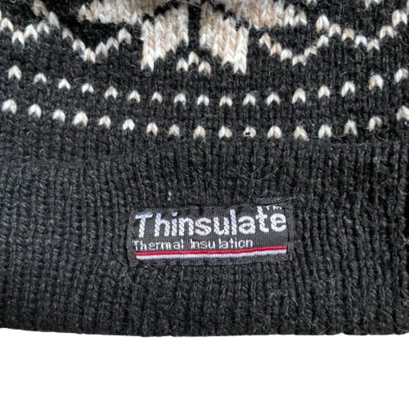 3M‎ Thinsulate Fleece Lined Beanie Winter Hat Adult Knit Cuff Thermal Insulation - Picture 3 of 3